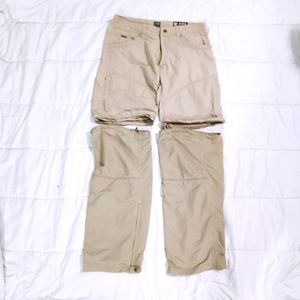 Kuhl Liberator Convertible Stealth Pants, Shorts. Mens Size 32x30.